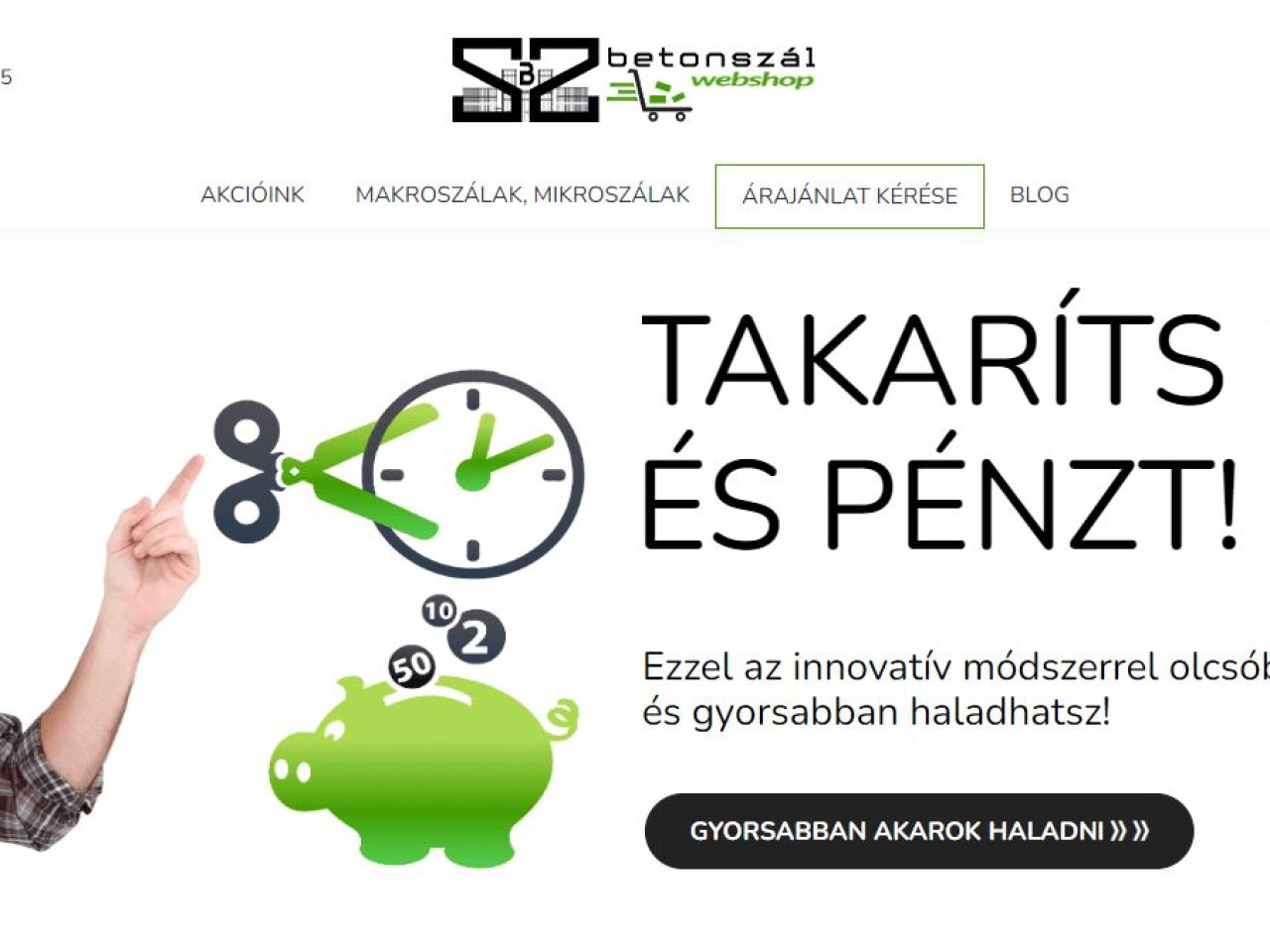 Betoszál webshop - Betonozz okosan