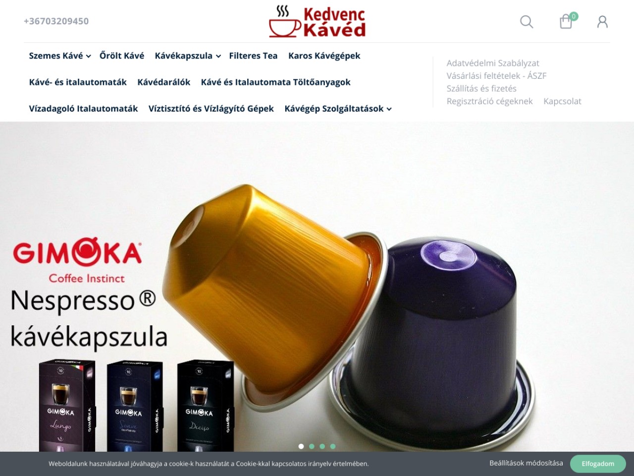 KedvencKávéd Webáruház